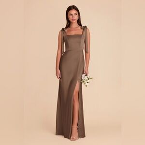 Birdy Grey Alex Dress Matte Satin Mocha
